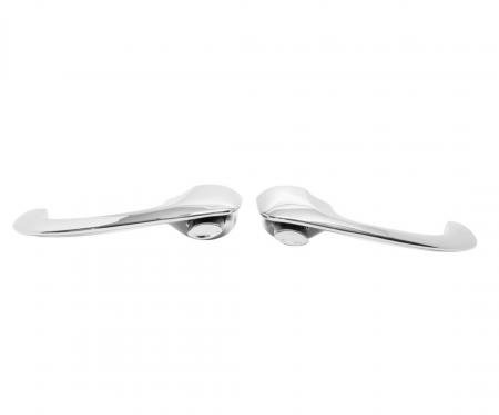 Trim Parts 1962-65 Chevrolet Chevy II & Nova 4 Door Rear Outside Door Handles, Pair 3014