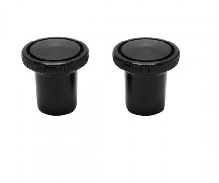 Trim Parts 1963-78 GM Full Size Car/El Camino 2-Piece Black Vent Pull Knobs 4561