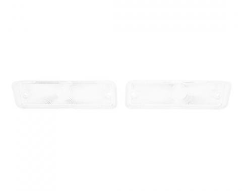 Trim Parts 1966-67 Chevrolet Chevy II/Nova Clear Parking Light Lens, Pair A3046C