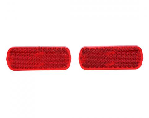 Trim Parts 1962-64 Chevrolet Chevy II/Nova Tail Light Light Lens Reflector, Pair A3038