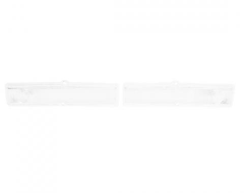 Trim Parts 1962-64 Chevrolet Chevy II/Nova Clear Parking Light Lens, Pair A3043