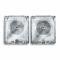 Trim Parts 1966-67 Chevrolet Chevy II/Nova Clear Back Up Light Lamp Lens, Pair A3048