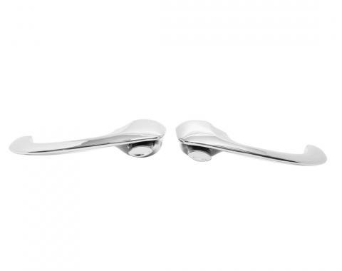 Trim Parts 1962-65 Chevrolet Chevy II & Nova 4 Door Rear Outside Door Handles, Pair 3014