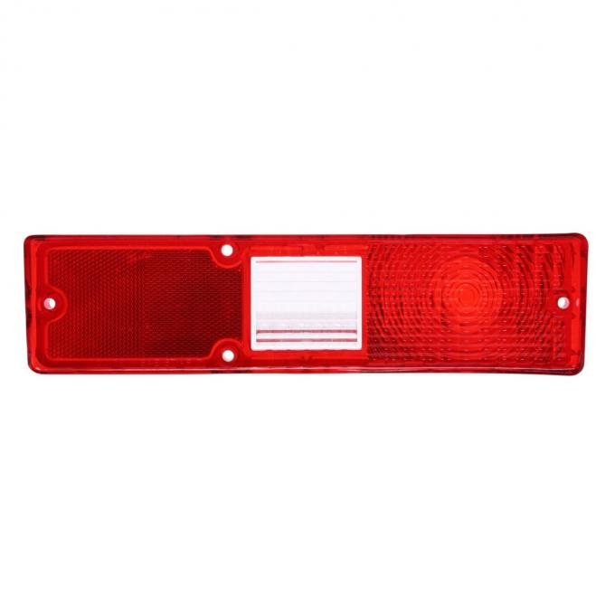 Trim Parts Late 1971-72 Nova Passenger Side Tail Light W/Large Back Up Light Lens, Each A3063