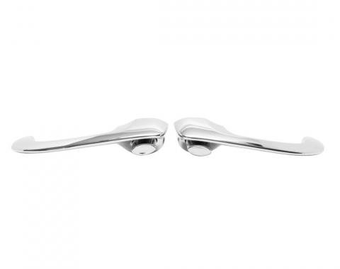 Trim Parts 1966-67 Chevrolet Chevy II & Nova 2/4-Door Front Outside Door Handles, Pair 3062