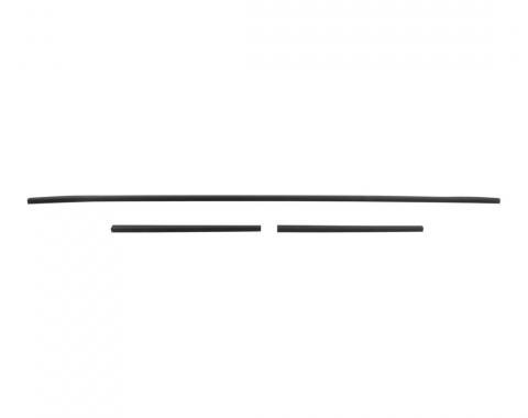 Trim Parts 1966-67 Chevrolet Nova 2 Door Hardtop 3-Piece Rear Window Side & Upper Trim Kit 3037