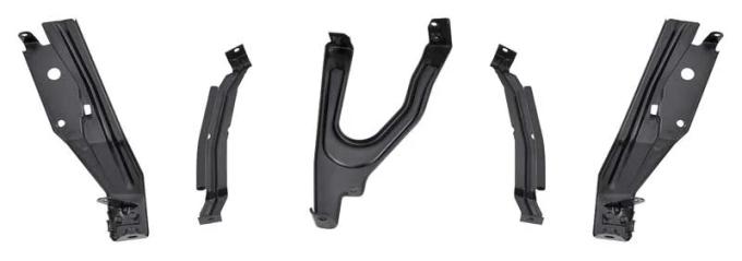 AMD Grille Bracket Kit, 5 pcs, 62 Chevy II Nova X152-3062-S