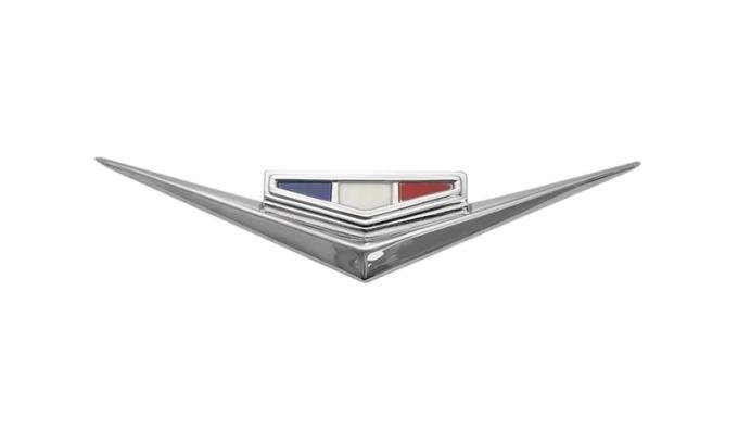 AMD Fender Emblems, 283 V, Pair, 64 Chevy II Nova T-2161
