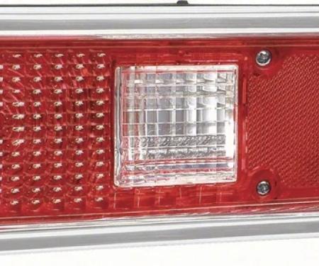 AMD Tail Lamp Assembly, LH (late 71 with Large Backup Lens), 71-72 Nova K-A26026