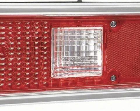 AMD Tail Lamp Assembly, LH (late 71 with Large Backup Lens), 71-72 Nova K-A26026