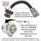 Lectric Limited 1947-1990 Buick / Cadillac / Chevrolet / Dodge / Ford / GMC / Jeep / Mercury / Oldsmobile / Plymouth / Pontiac Classic Update Series Alternator Conversion Harness 500295