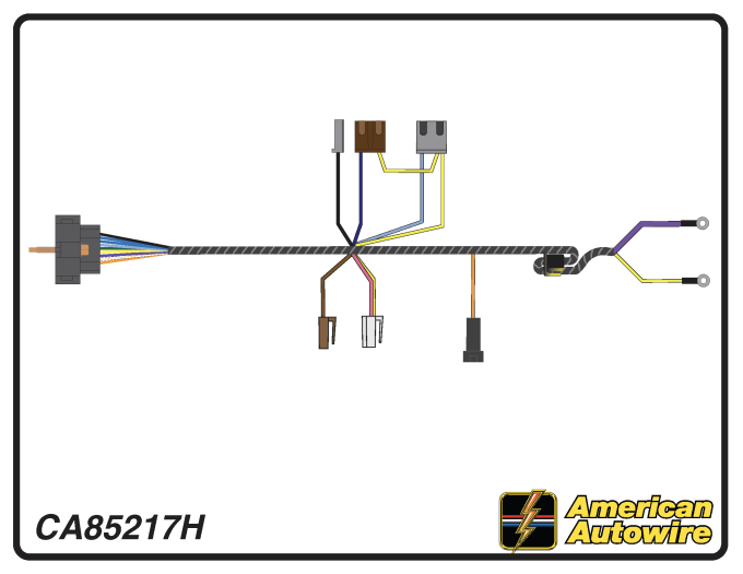 American Autowire 1968 Chevrolet Engine Harness - Hei CA85217H