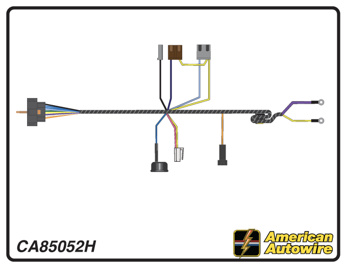 American Autowire 1968 Chevrolet Engine Harness - Hei CA85052H