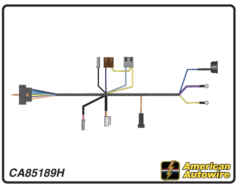 American Autowire 1968-1969 Chevrolet Engine Harness - Hei CA85189H