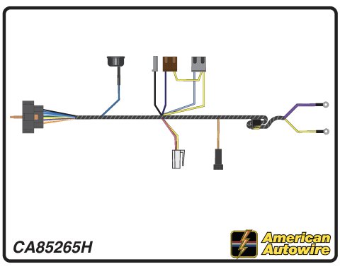 American Autowire 1968-1969 Chevrolet Engine Harness - Hei CA85265H
