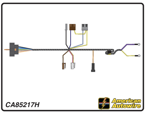 American Autowire 1968 Chevrolet Engine Harness - Hei CA85217H