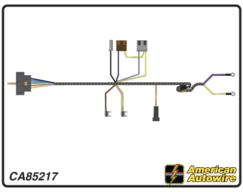 American Autowire 1968 Chevrolet Engine Harness CA85217