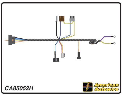 American Autowire 1968 Chevrolet Engine Harness - Hei CA85052H