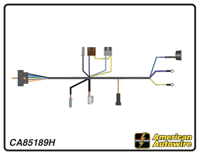 American Autowire 1968-1969 Chevrolet Engine Harness - Hei CA85189H