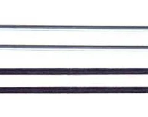 AMD Vent Window Division Bar Channel, Pair, 62-67 Chevy II Nova J-2245