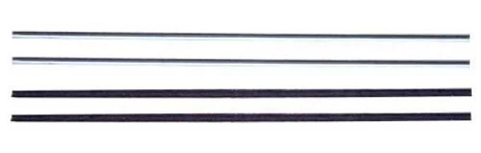 AMD Vent Window Division Bar Channel, Pair, 62-67 Chevy II Nova J-2245