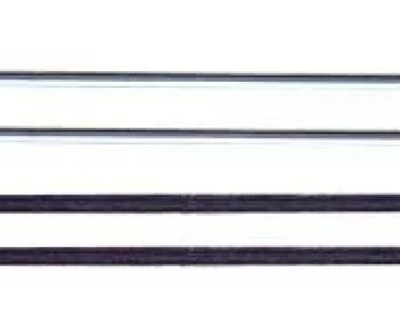 AMD Vent Window Division Bar Channel, Pair, 62-67 Chevy II Nova J-2245