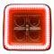 Oracle Lighting Off-Road 3 in. 20W Square LED Spotlight with Amber Halo 5777-005