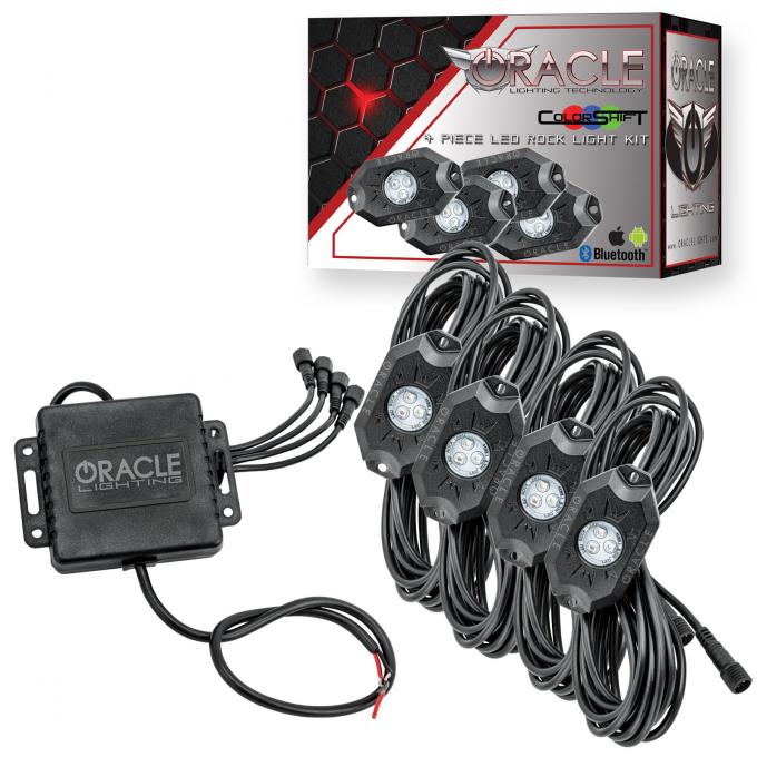 Oracle Lighting Bluetooth ColorSHIFT Underbody Rock Light Kit, 4 PCS 5796-333