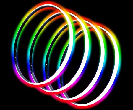 Oracle Lighting ColorSHIFT LED Illuminated Wheel Rings, No Remote 4215-334
