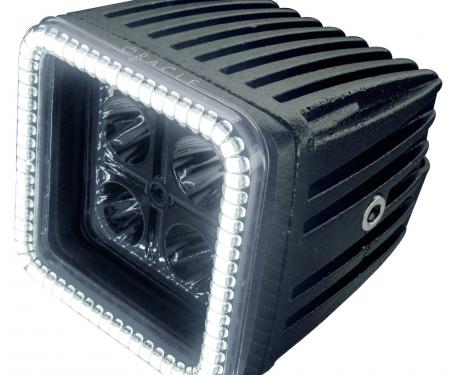 Oracle Lighting Off-Road 3 in. 20W Square LED Spotlight with White Halo 5777-001