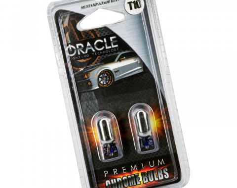 Oracle Lighting T10 Chrome Bulbs, White, Pair 5501-001