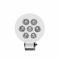 Oracle Lighting Marine LED 5" 21W 7 LED Round Spot Light, White 2804-001