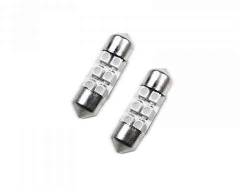 Oracle Lighting 31mm 6 LED SMD Festoon Bulbs, Red, Pair 5201-003