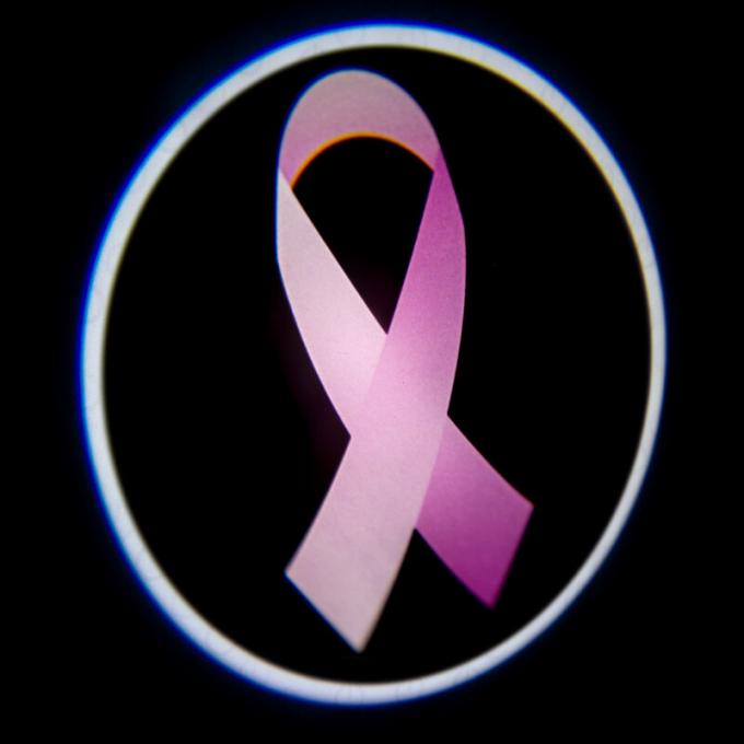 Oracle Lighting Door LED Projectors, Pink Ribbon Breast Cancer 3394-504