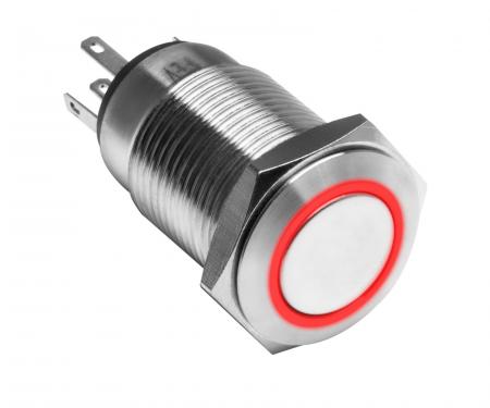 Oracle Lighting Momentary Flush Mount LED Switch, Red 1806-003