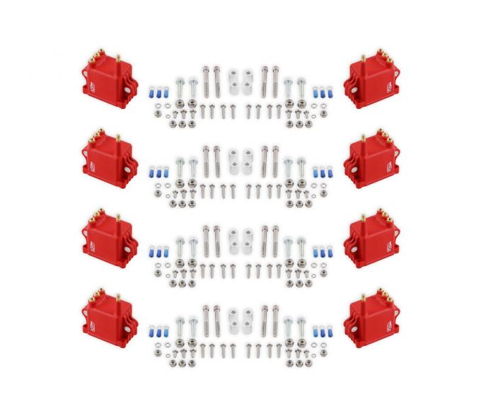 MSD Ignition Coil, High Output, 8-Pack, Red 82808