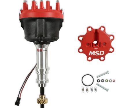 MSD Billet Distributor, Ford, Small Block V8, Bronze Gear 85827