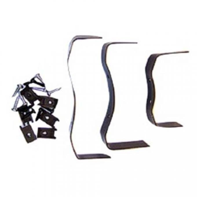 Nova Console Mounting Bracket Kit, for Cars with Manual Transmission, 1966-1967