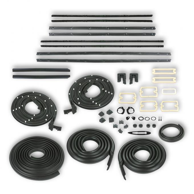 SoffSeal Complete Weatherstrip Kit for 1965 Chevrolet Nova, Fits 2-Door Hard Tops SS-KIT407