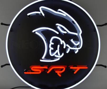 Neonetics Standard Size Neon Signs, Dodge Hellcat Srt Neon Sign