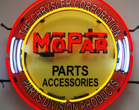 Neonetics Standard Size Neon Signs, Mopar Circle Neon Sign