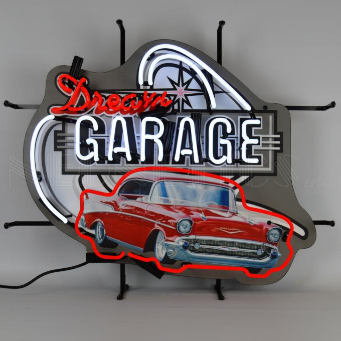 Neonetics Standard Size Neon Signs, Dream Garage 57 Chevy Neon Sign