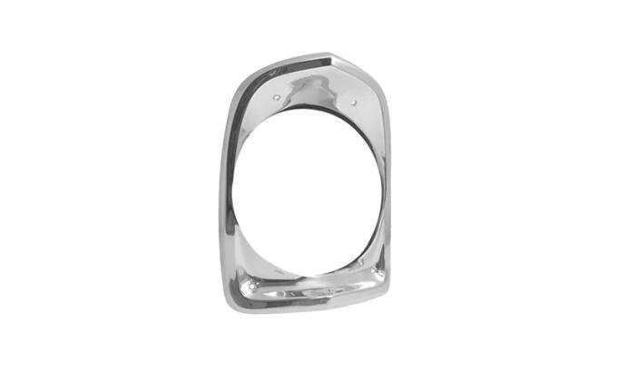 AMD Headlamp Bezel, LH or RH, 66 Chevy II Nova T-3055