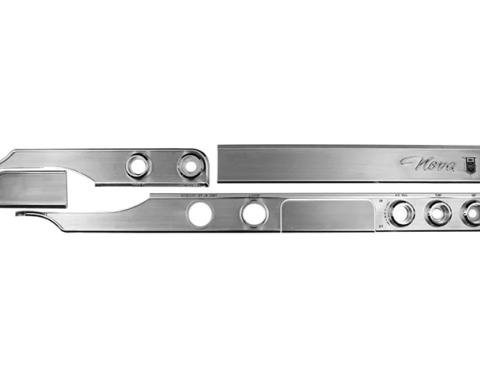 AMD Dash Trim Set, 5-Piece with Nova Script, 65 Chevy II Nova T-3053
