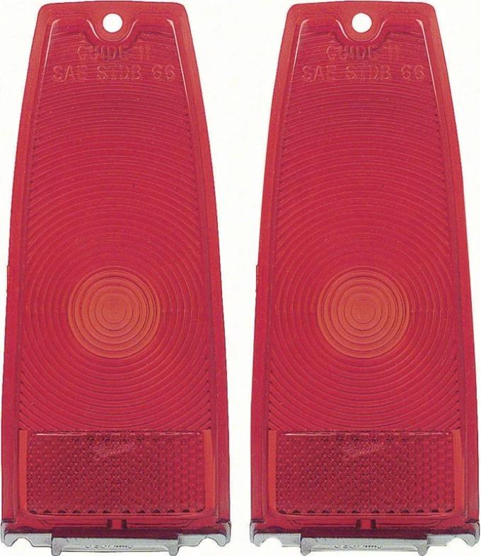 AMD Taillight Lens, LH or RH, 66-67 Chevy II Nova K-5957440