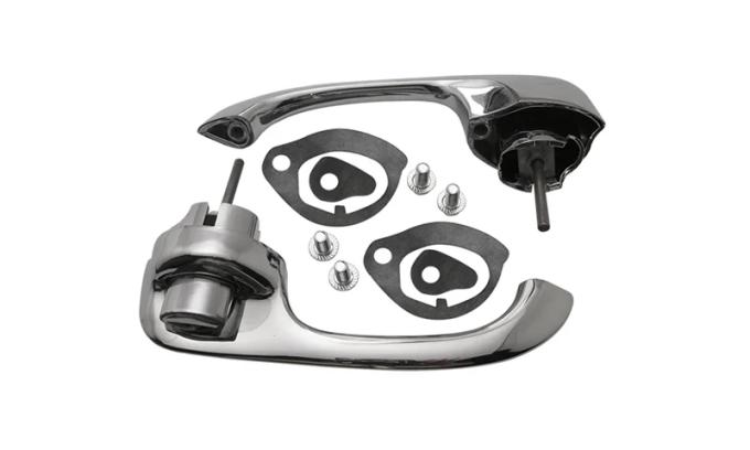 AMD Door Handle Assemblies, Outside, LH/RH Pair, 67-74 Chevy II Nova (2-Door) T-3081