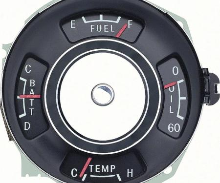AMD Instrument Gauge Cluster, 4 Gauge, 65 Chevy II Nova (Super Sport) K-2196565