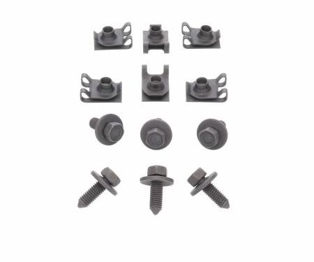 AMK Products Leaf Spring Front Eye Bracket Bolt and Nut Kit, 68-69 Nova 67-69 Camaro Firebird X865-3567-1S