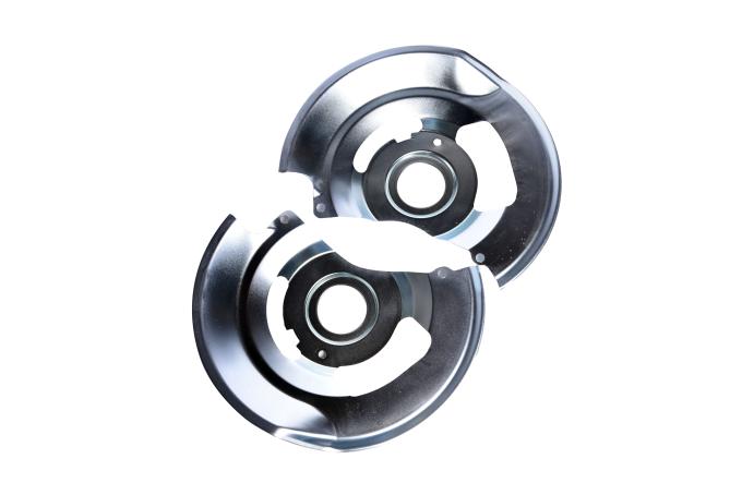 Redline Restomotive® 1969-1990 GM Car Front Disc Brake Backing Plates