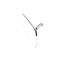 AMD Inside Rear View Mirror, 8 inch wide, w/o Day/Night, 62-63 Chevy II; 60-66 Chevy GMC C/K Pickup, Suburban X645-4060-2